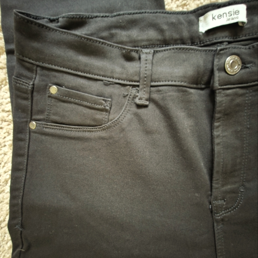 Kensie Black High Rise Skinny Jeans - Picture 3 of 6